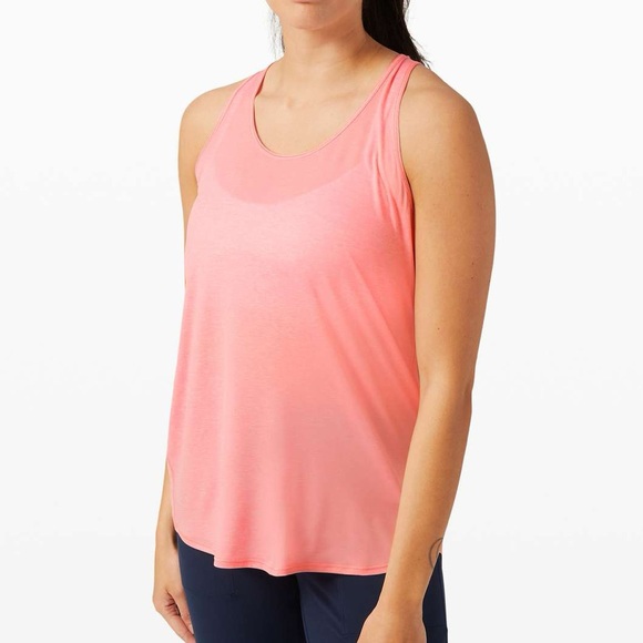 Lululemon Essential Tank *Pleated Azalea Pink - Picture 1 of 14